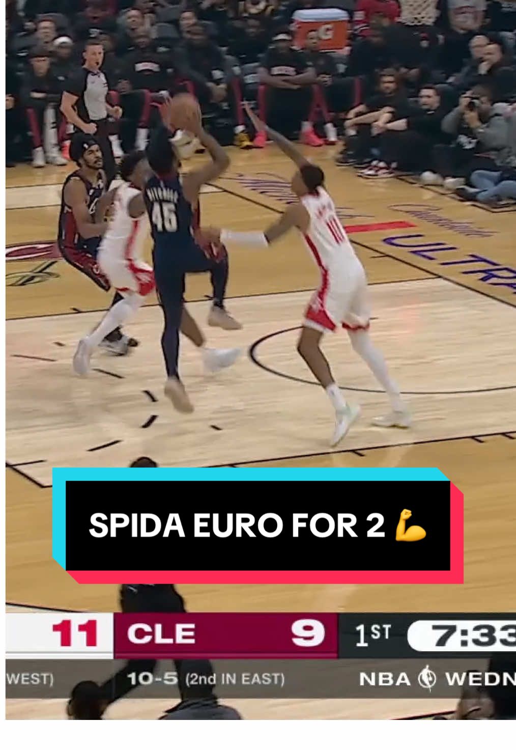 Euro-step smooth for the easy two. That’s Spida being Spida 🔥 #NBAPhilippines #NBAHighlights #DonovanMitchell #SportsOnTikTok #BasketballPH