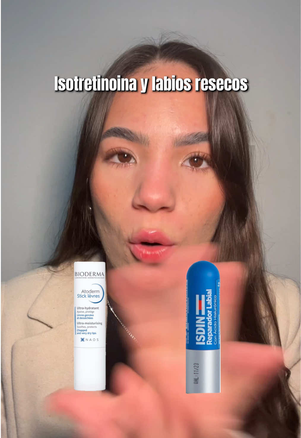 La crema de cacao me ha ayudado mucho con la re sequedad de los labios por la isotretinoina #acnetreatment #acne #acnefighter #isotretinoina 