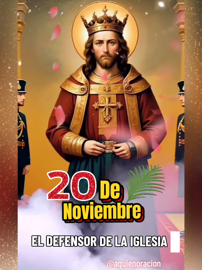 San Edmundo Rey 😇🙏 #santo #edmundo #20denoviembre #diade #santoscatolicos 