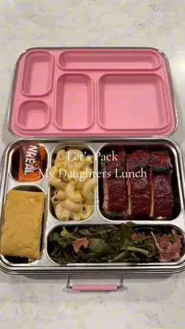 Today’s lunch was barbecue ribs, gluten-free macaroni and cheese, collard greens with bacon, gluten-free cornbread, and a chocolate for dessert. Easy Rib Recipe Ingredients 1 rack of ribs Your favorite BBQ sauce Salt Pepper Garlic powder Onion powder Smoked paprika 	1.	Trim the rib rack by peeling the membrane from the underside, then pat dry. 	2.	Season with salt, pepper, garlic powder, onion powder, and smoked paprika. 	3.	Place on a baking sheet lined with tinfoil and parchment paper. 	4.	Cover tightly with tinfoil, making sure all sides are sealed. 	5.	Bake in a 300° oven for 2 1/2 hours. 	6.	Remove from the oven and take off the foil. 	7.	Coat with your favorite barbecue sauce, then return to the oven on broil until the sauce is bubbly and sticky.