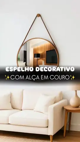 1.	Espelho Adnet 30cm com alça e suporte! Moderno, elegante e perfeito pra qualquer ambiente! #Decoração #EspelhoAdnet #Casa 	2.	Deixe sua sala, quarto ou banheiro mais estiloso com esse espelho redondo! #Decor #Design 