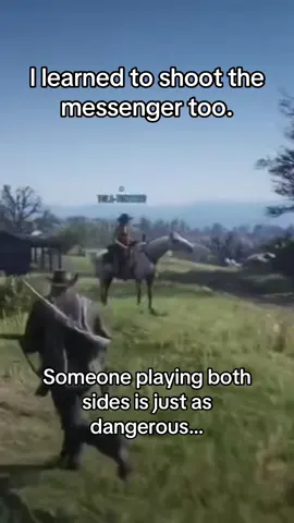 Don’t shoot the messenger? Nah they getting capped too…  #Cortez #rdr2online #rdr2villain 