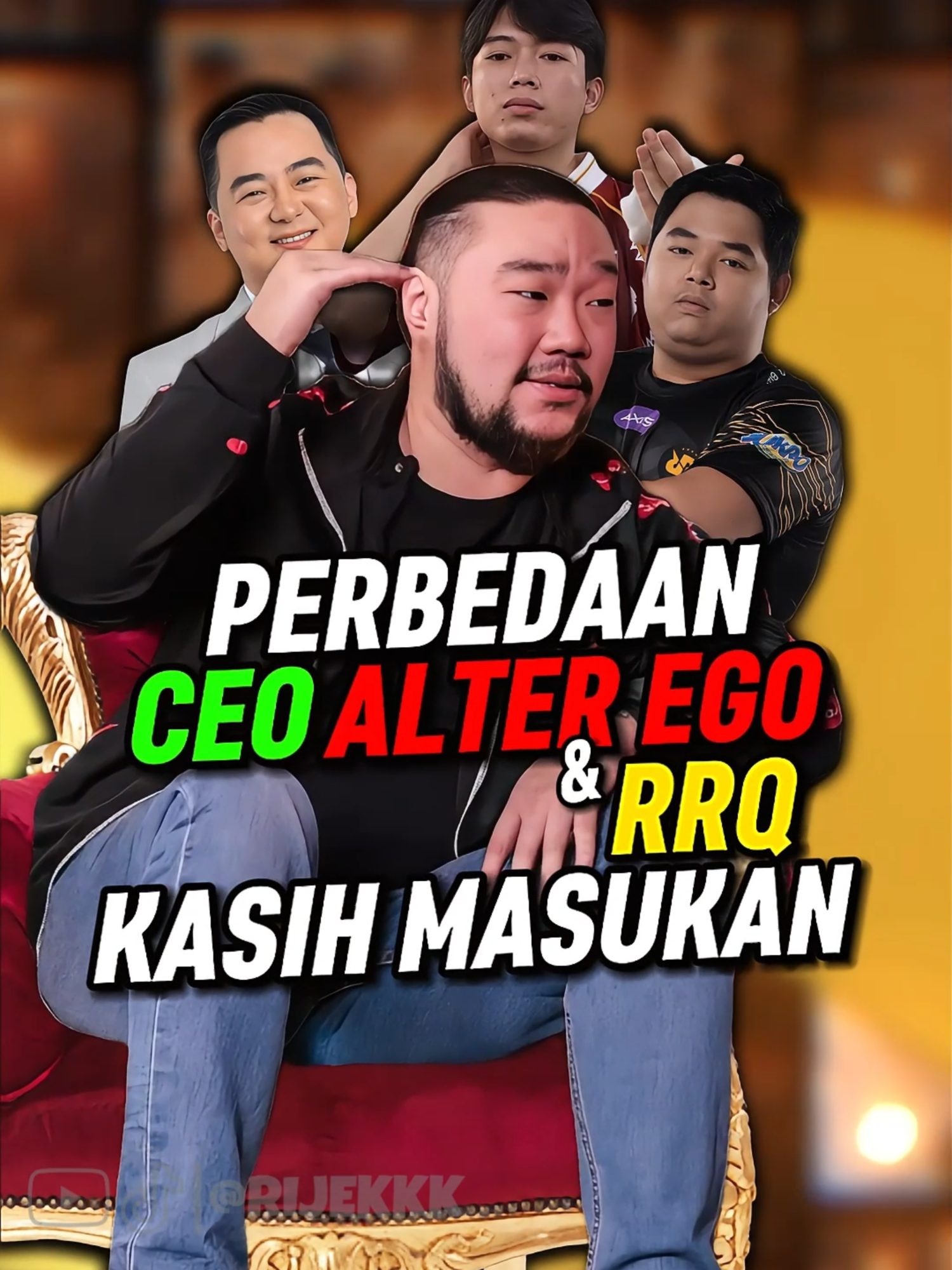 2 PERBEDAAN CEO ALTER EGO DAN CEO RRQ KETIKA VIEWERSNYA NGASIH MASUKAN #mlbb