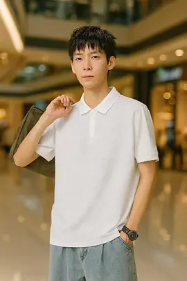 2025 new Kaos kerah polo shirt pria hitam putih baju berkerah kaos polo #kaospolo #kaoskerah #kaoskeren 