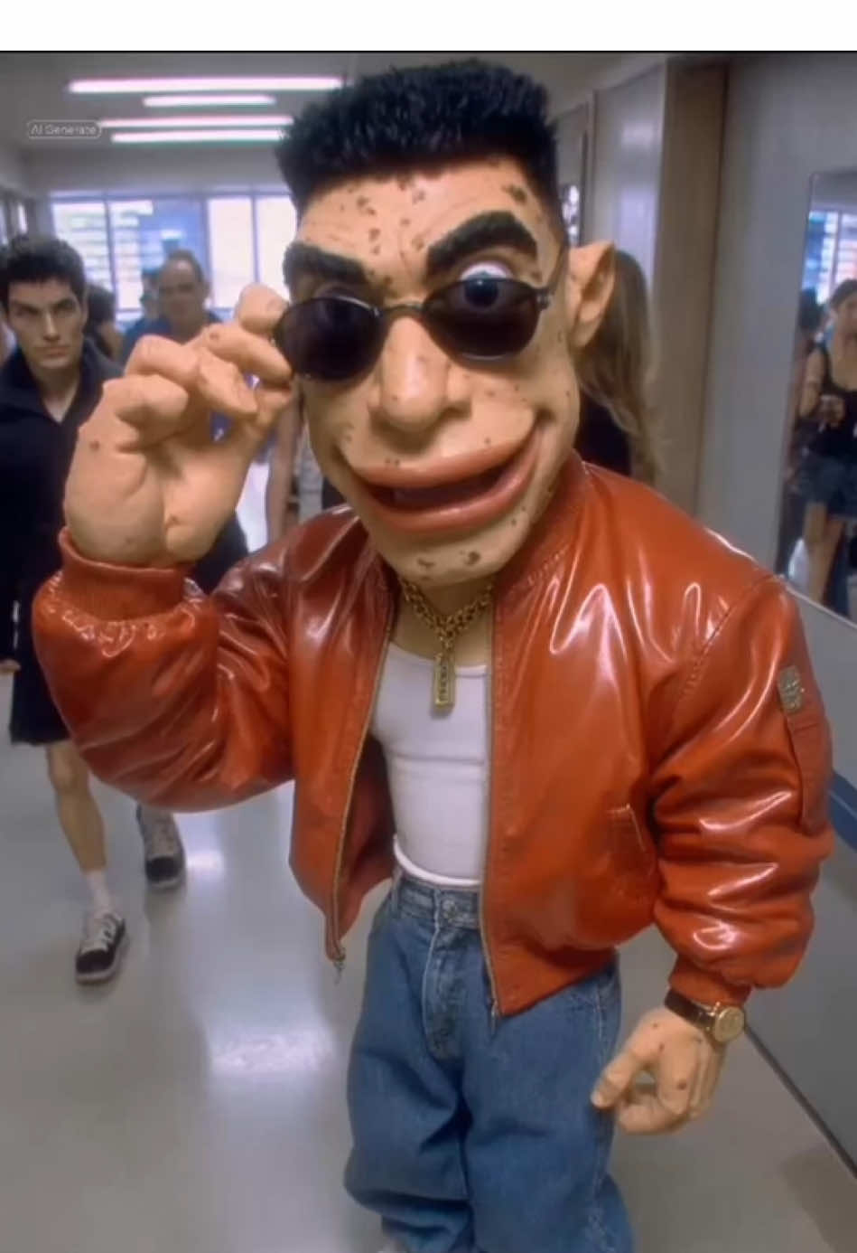 That one guy who thinks every girl likes him#weirdcore#surreal#school