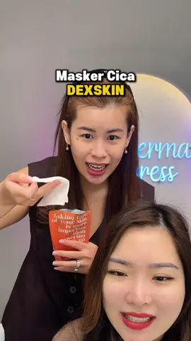 Pejuang acne wajib punya masker ini 😊💖 #tipsskincare #acnefighter #promomakanharian #dexskinbydermaexpress #maskercica 