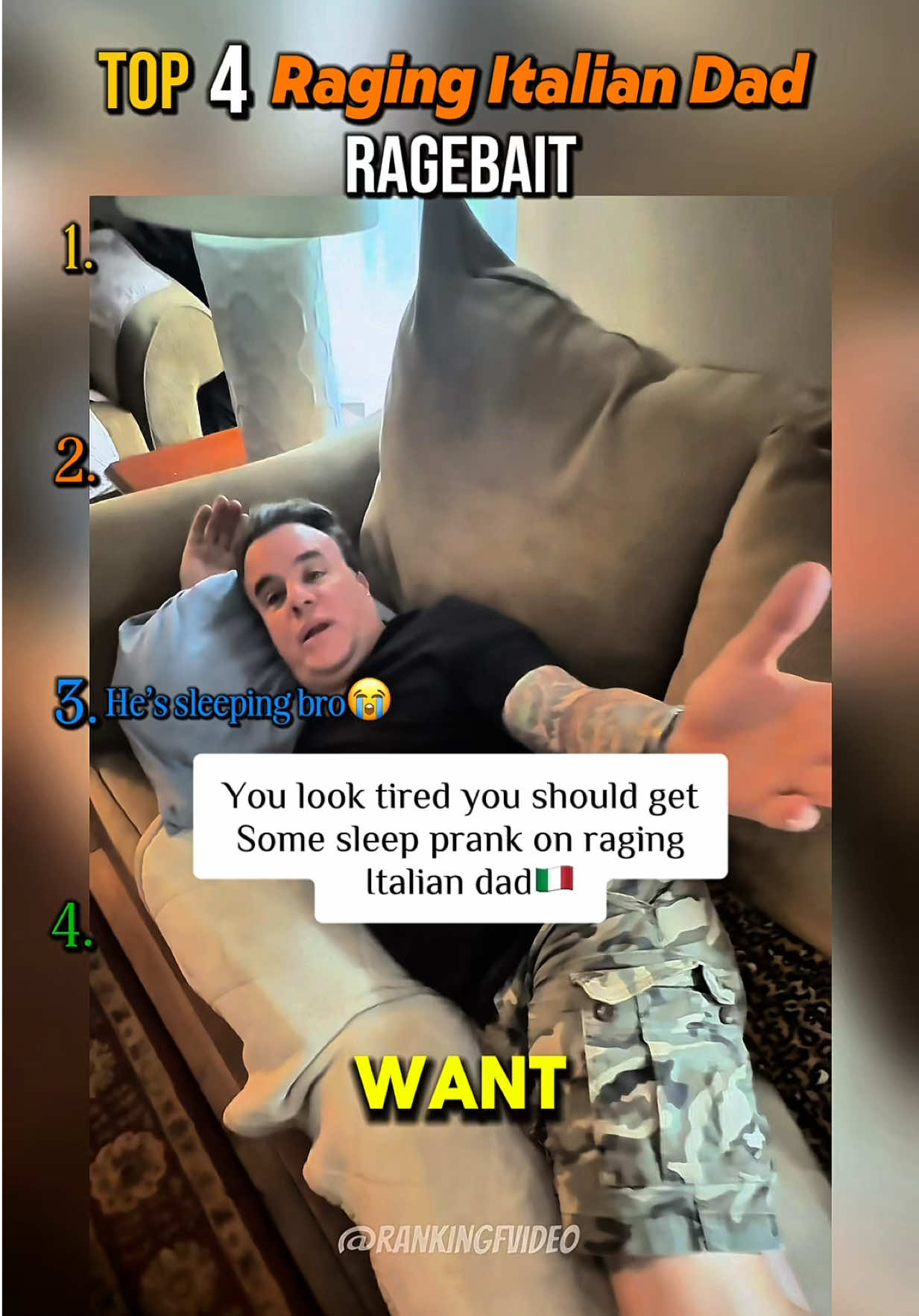 Top 4 “Raging Italian Dad” Ragebait #ragebait #crashout #funny #funnyfail #foryoupage #fyp 