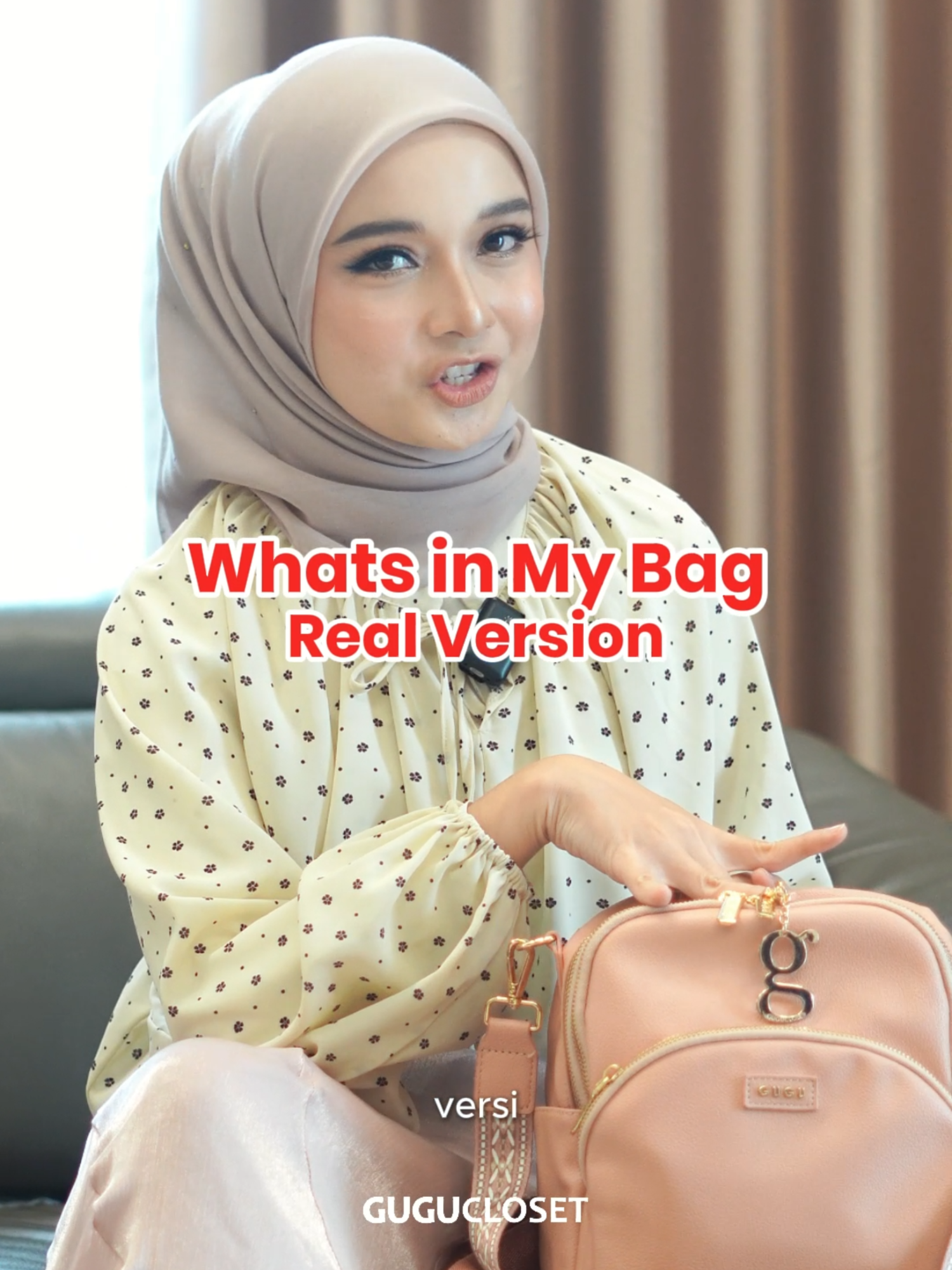 Siapa pakai Mochi Bag mesti relate… Comel kecil je, tapi dalam dia macam portal Doraemon 🤭✨ 👇 Jujur sekarang   Barang paling pelik apa yang korang STILL simpan dalam Mochi Bag? . Tag kawan yang beg kecik tapi bawa satu dunia 👀👜🤣 #mochibygugu #gugucloset #backpacktravel #fyp #gugu07