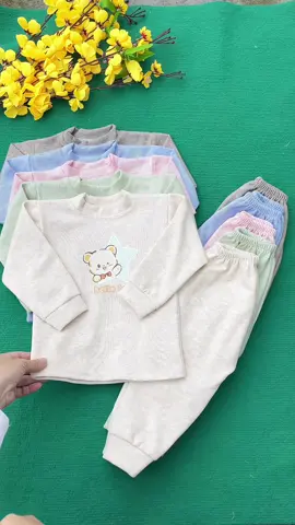 Bộ len dài tay cho bé #xh #bancangi0 #thoitrangchobe #bodaitaylentho #bodaitaysosinh 