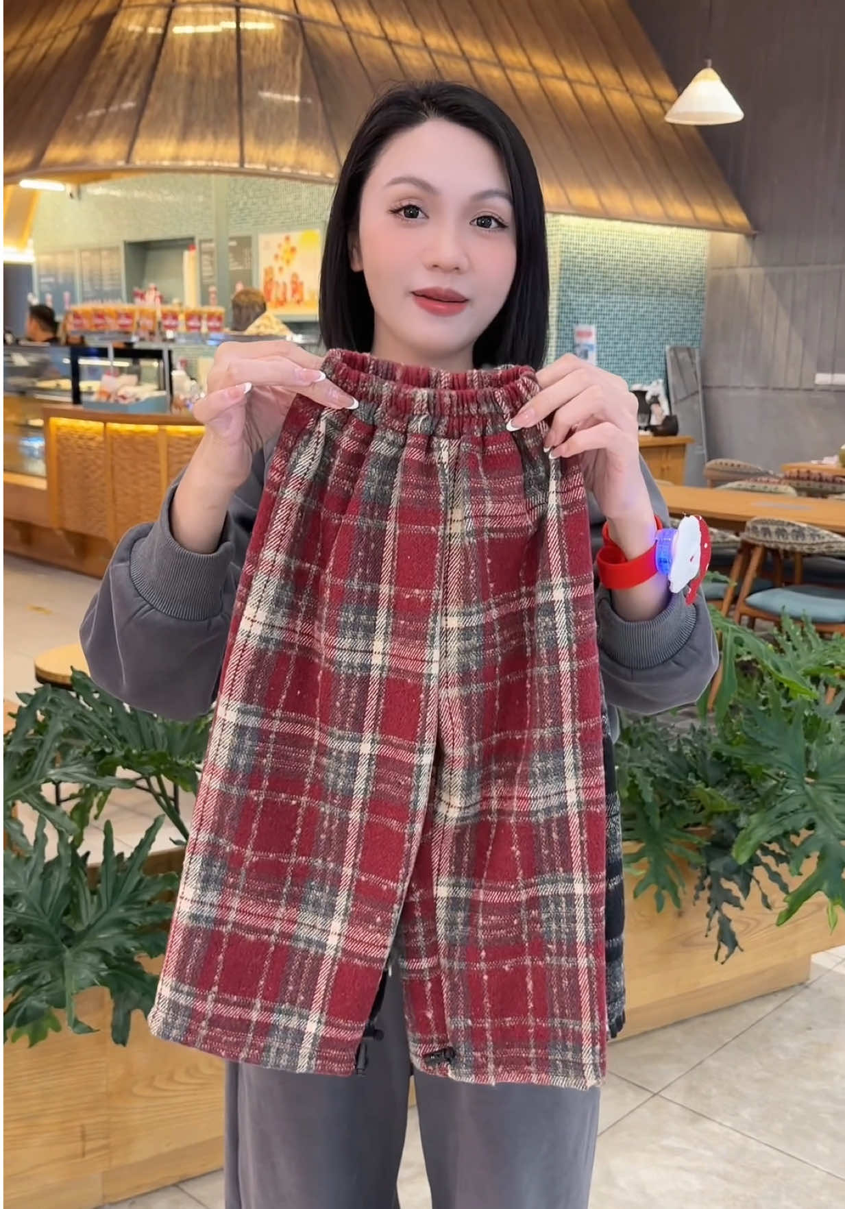 Quần dạ kẻ caro ấm áp xinh cho bé #megiangcogu #quanaotreem #quandachobe #quanthudongchobe #quandaichobe 