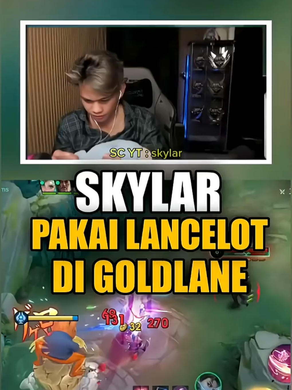 skylar pakai lancelot di goldline #streamer #LIVEIncentiveProgram #LIVEFEST2025 #MakeLIVECount #PaidPartnership 
