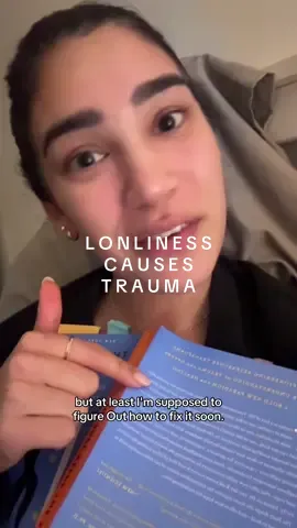 Pain + being alone = trauma