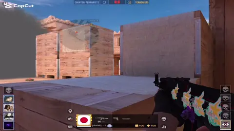 1v4 insane clutch situation    #standoff2 #стандофф2 #стандофф #aimbot #aimbot 