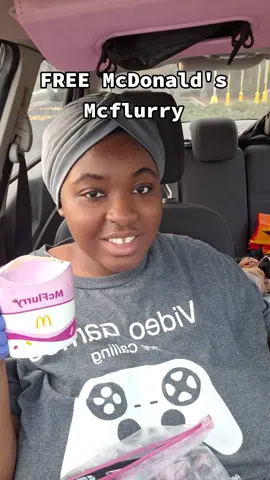I only have 1 free mcflurry left on my account after this 🥺. I got to try so many menu items because of mcdonald's monopoly! I had never had the mcflurry before, I was missing out!!! #freefood #MCDONALDS #food #ebt 