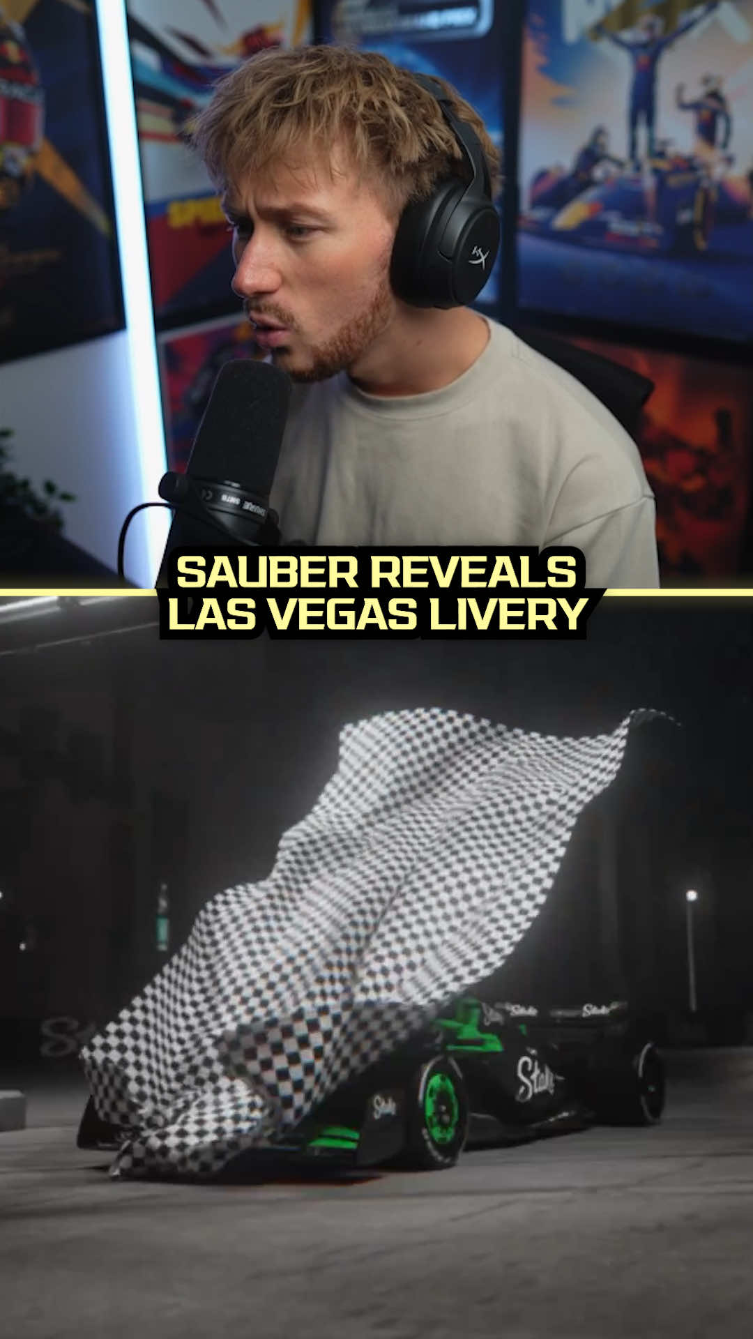 Thoughts on Sauber’s Las Vegas Livery? 🤔 #F1 #Formula1 #LasVegasGP #Sauber #Ponden