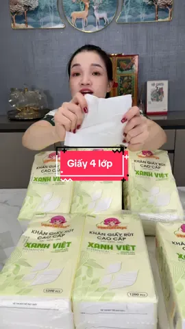 Khăn giấy 4 lớp dày dai minh #khangiay #khangiayrut #khangiaytreotuong #oanhoanhtaphoa 