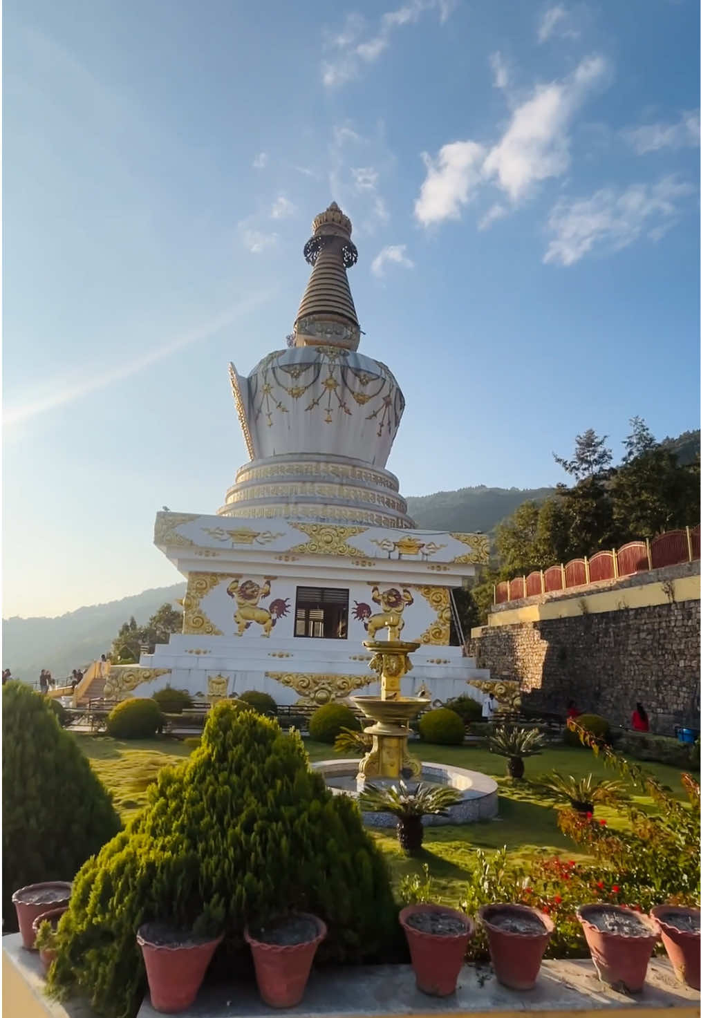 Jamchen Vijaya Stupa ,budahnilkantha ❤️  #travelnepal #explore #nepal #ScenicView #naturevibes 