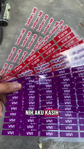 Order dikeranjang kuning bawah ini #stikercustomnama #foryou #fyp 