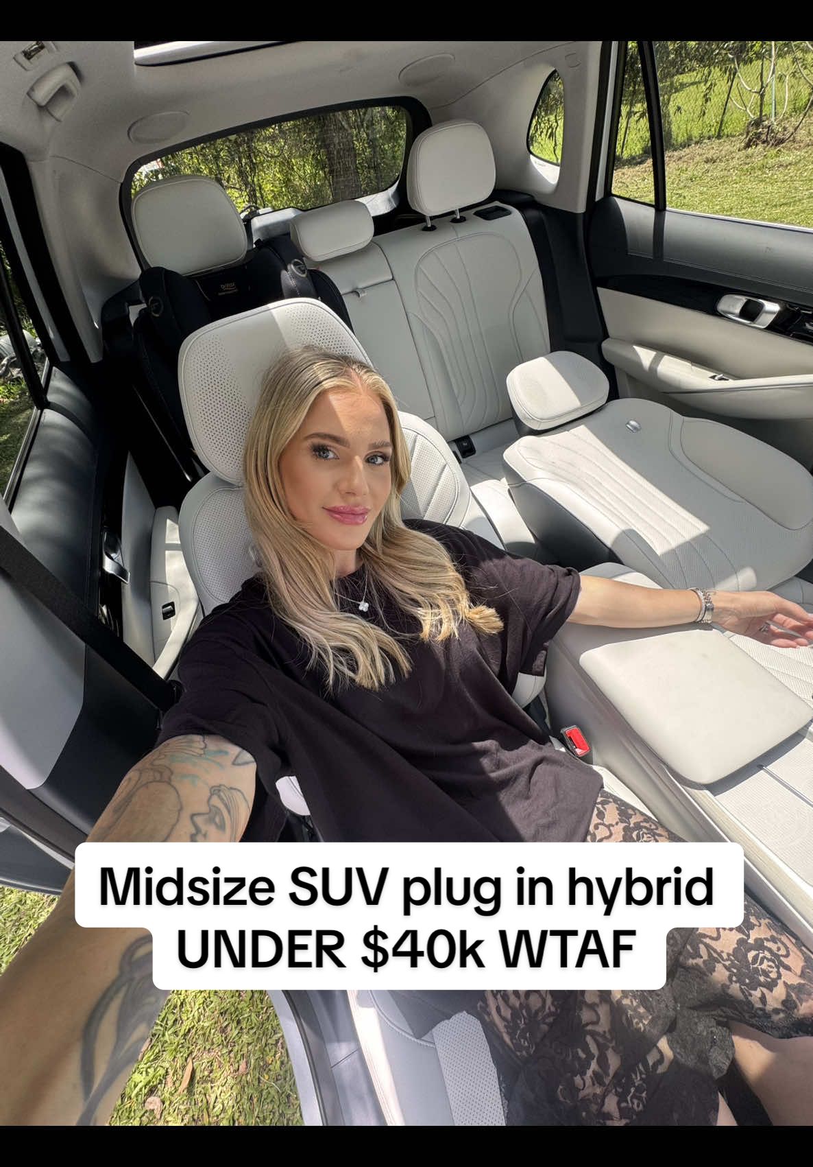 You’ve been asking forever and a day “what’s something that looks and feels expensive but isn’t” well I think I’ve found it! The Geely Starray EM-i Super Hybrid. This is the Inspire it’s the top of the range and it’s UNDER $40k excluding on roads. WTAF. It’s a plug in hybrid with upto 943km combined range and an acclaimed consumption of 2.4L/ 100km. This is a serious contender for this category. What do you think? #geely #geelystarray #newcar #carshopping  