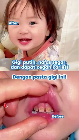 Dengan Toothpaste Kitty Mom! Gigi putih, Nafas segar, Cegah karies! #fyp #kittymom #e #fypviralシ #skincare #skincareanak #videoviral #babycare #perawatananak #gajiansale #promoguncang1111 #guncang1111 #kadoanak #kadobayi #toothpaste #toothpasteanak #toothpasteviral #pastagigi #pastagigianak #pastagigiviral #odol #odolanak #odolgigisensitif