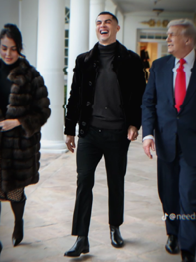 Ronaldo gặp tổng thống Mỹ 🔥🤯#ronaldo 