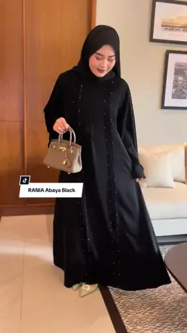 RANIA Abaya Black 🔥 #fyp #abaya #abayastyle #abayaarab 