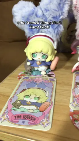 Cute Scented Bunny Plush Tarot Cards #bunnyplush #cuprabbits #toys #giftideas #blindbox 