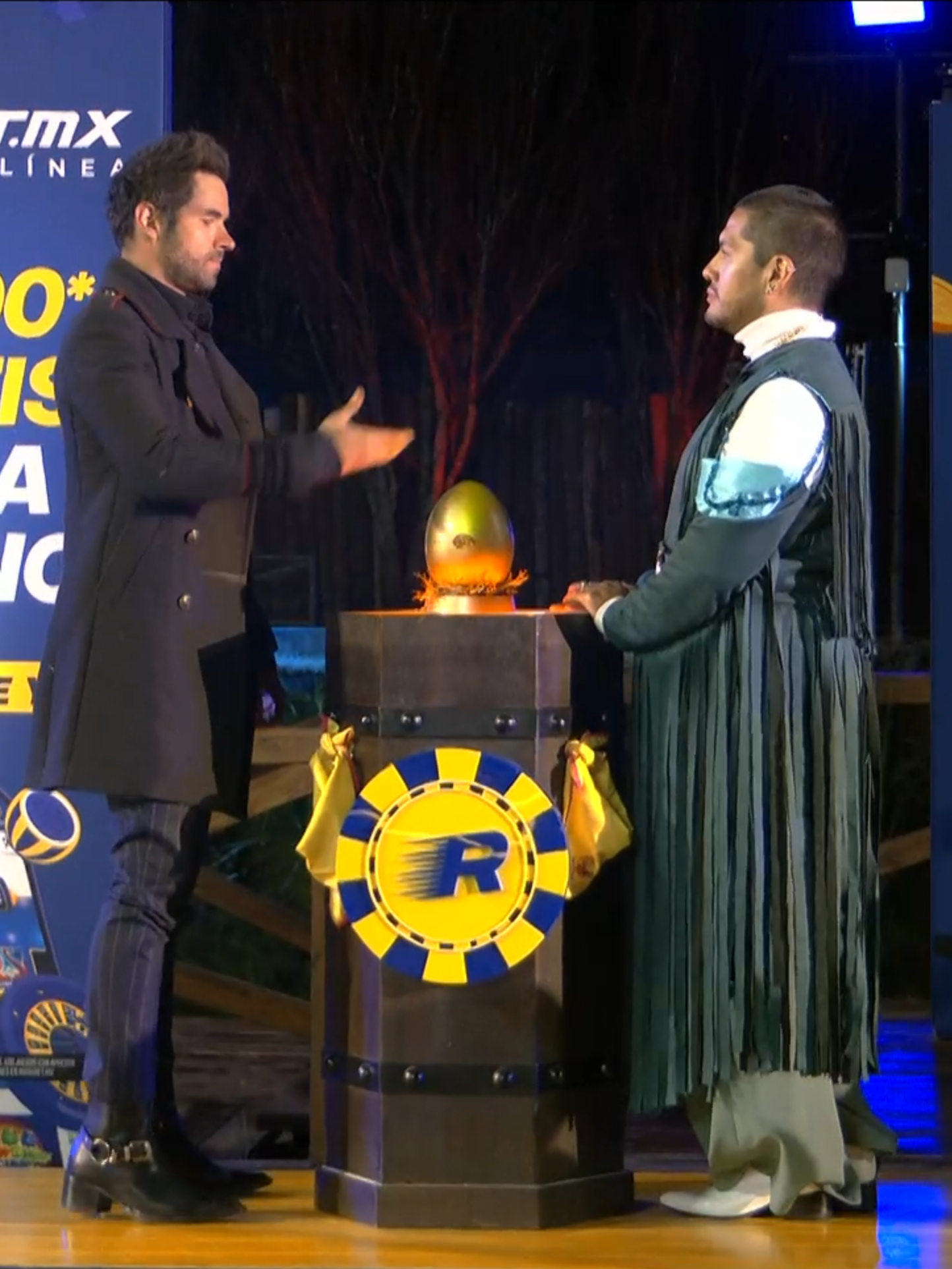 #EleazarGómez ha nominado a #Teo y a Sergio Mayer Mori por poca convivencia. 👀 📺 #LaGranjaVIP EN VIVO AHORA por #AztecaUNO. 🌾 Transmisión 24/7 en #DisneyPlus experiencia completa.