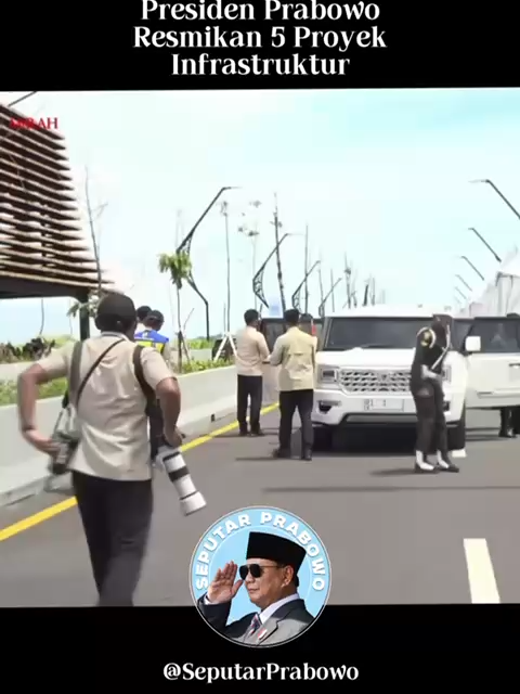 Infrastruktur baru, konektivitas lancar! Presiden Prabowo resmikan 5 proyek strategis di berbagai wilayah. #prabowo #prabowosubianto #presiden #fyp #beranda