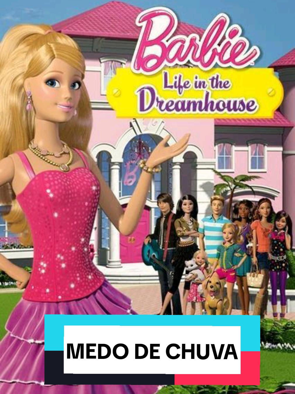 Barbie Life in the Dreamhouse | Medo de Chuva 🩷 #barbiedreamhouse #barbie #serie #fy #viral 