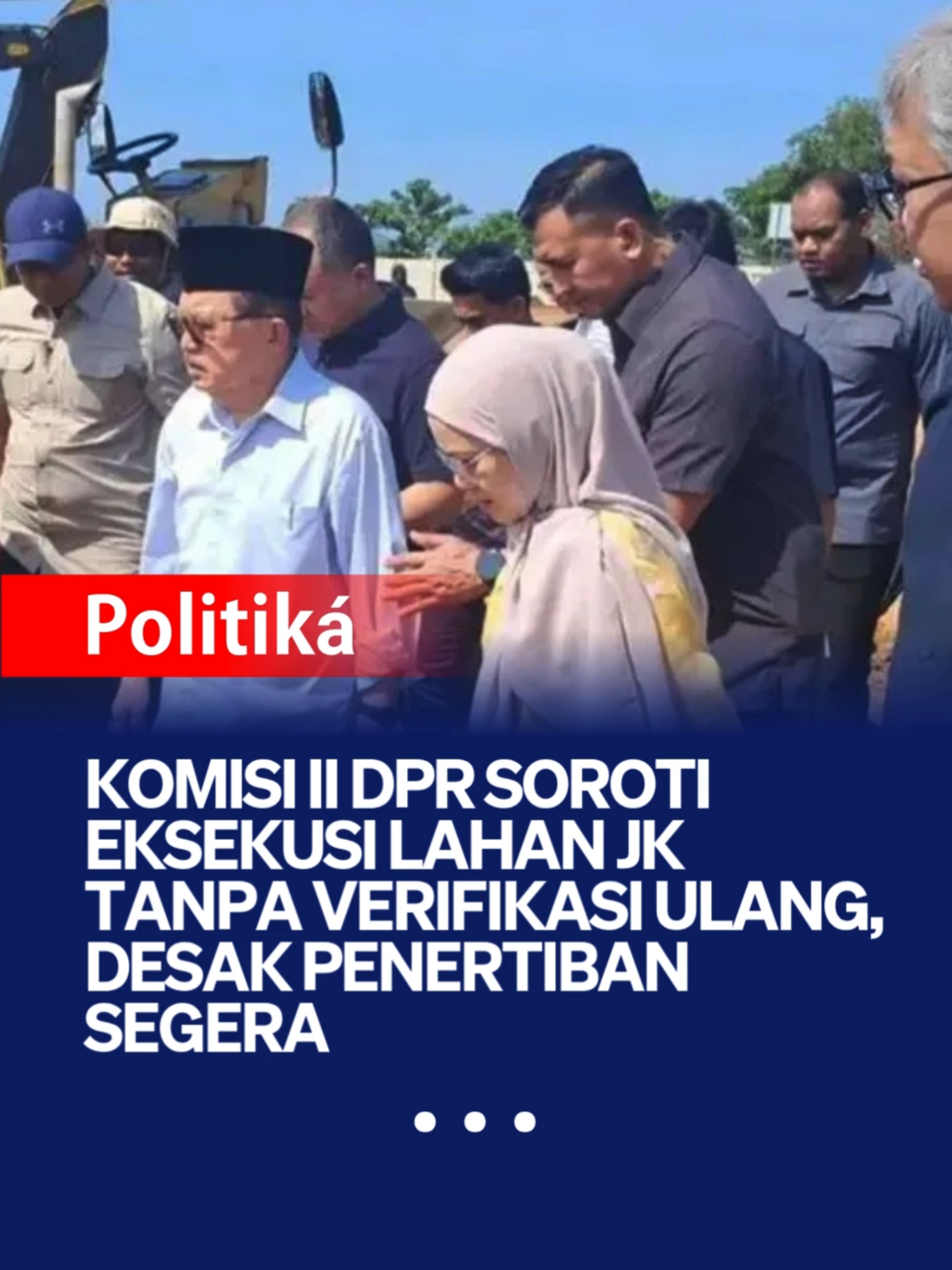 Komisi II DPR RI menyoroti proses eksekusi lahan milik Jusuf Kalla (JK) yang dilakukan oleh Pengadilan Negeri Makassar tanpa dilakukan verifikasi dan pengukuran ulang oleh Badan Pertanahan Nasional (BPN). DPR menilai eksekusi tersebut berpotensi menimbulkan ketidakadilan dan masalah hukum baru karena tidak melibatkan pengecekan ulang status kepemilikan dan batas lahan secara akurat. Wakil Ketua Komisi II DPR meminta Menteri ATR/BPN agar segera bertindak tegas dengan melakukan penertiban terhadap pihak-pihak yang melakukan penyerobotan lahan, serta memastikan seluruh proses administrasi pertanahan dilakukan secara transparan dan sesuai aturan agar tidak terjadi konflik berkepanjangan. Komisi II juga berencana memanggil semua pihak terkait penyelesaian sengketa lahan seluas 534 hektare tersebut agar persoalan dapat diselesaikan secara komprehensif dan adil bagi seluruh pihak. Penegasan DPR ini merupakan bentuk upaya pengawasan terhadap implementasi kebijakan pertanahan di Indonesia yang kerap menjadi sumber konflik sosial dan ekonomi. Dengan langkah ini, DPR berharap ada tindakan koordinasi lebih baik antara pengadilan, BPN, dan pihak terkait supaya hak warga dan pemilik lahan asli tidak dirugikan dalam eksekusi tanah oleh negara.