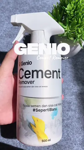 Cement Remover: solusi cepat buat bersihkan sisa semen yang membandel. Semprot, tunggu, selesai! #CementRemover #renovasirumah  #genio #pembersihsemen #sipalingaffiliate  