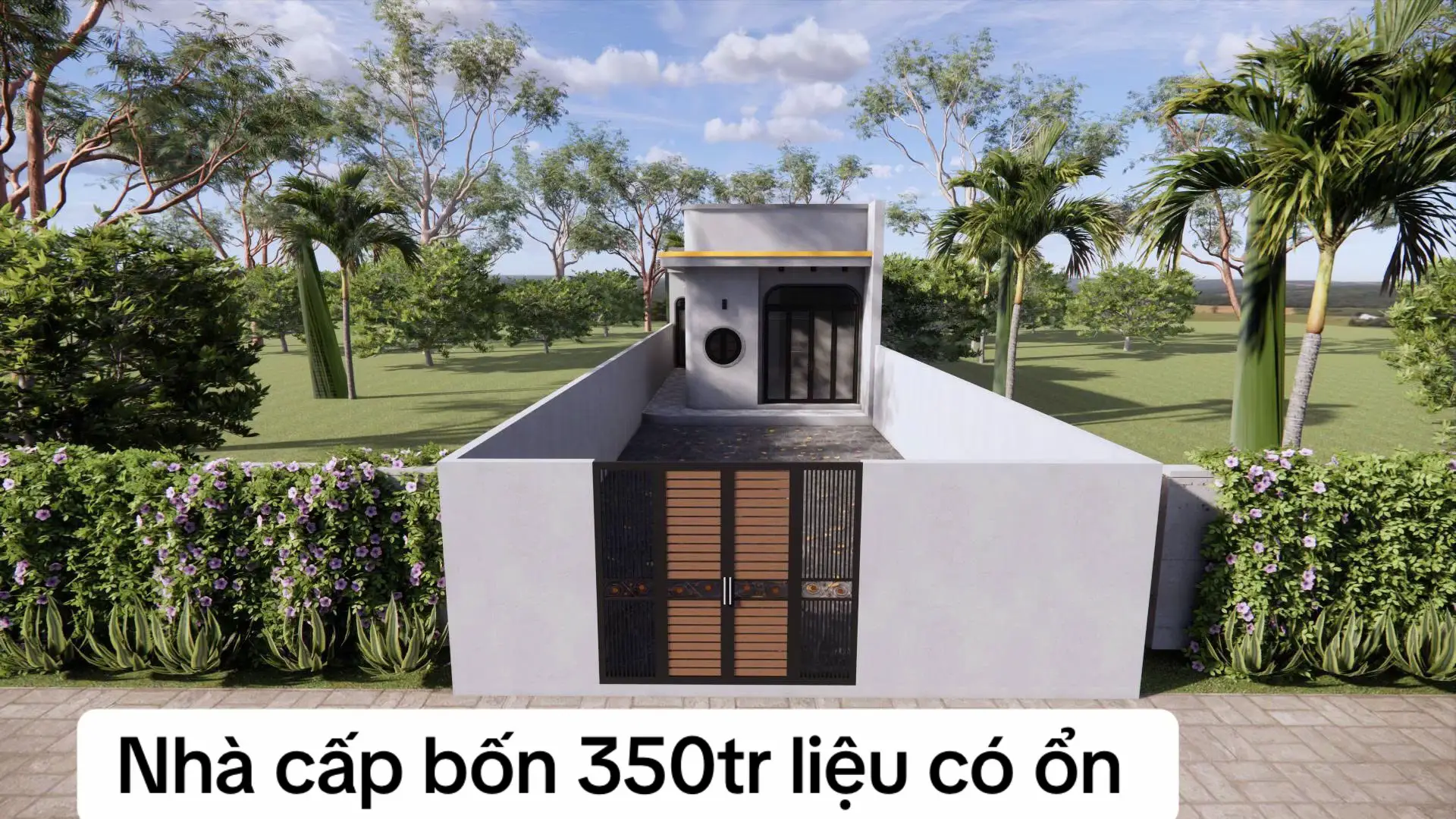 Nhà cấp bốn 350tr#thuhoangnhadep #ktsThụhoàng #nhadep #thietkenhadep #nhacap4 