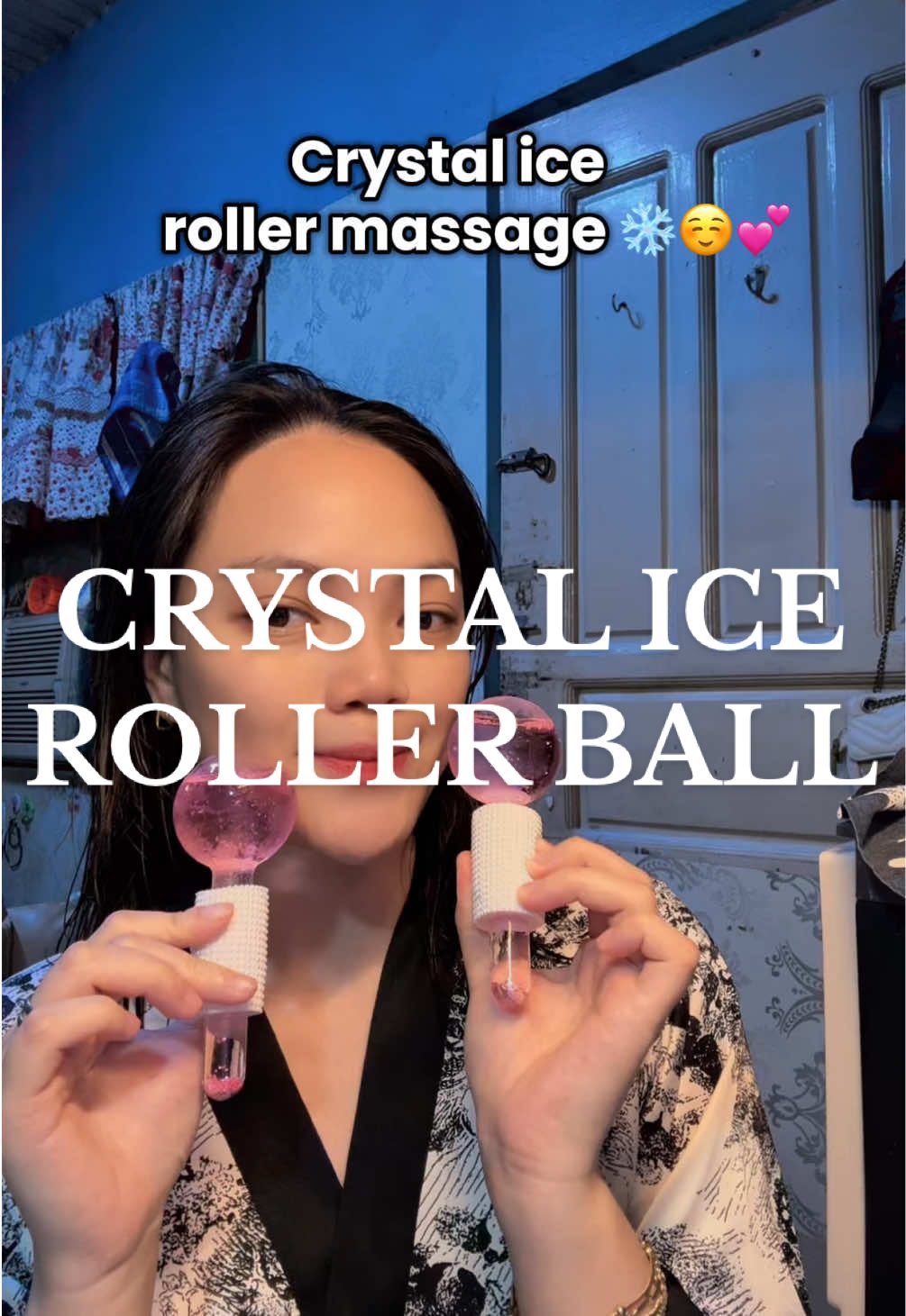 Hindi pwdeng mawala sa skin care ko itong ice hockey roller!! 🥰❄️ #iceroller #facemassage #skincare #fyp #skincaretips 