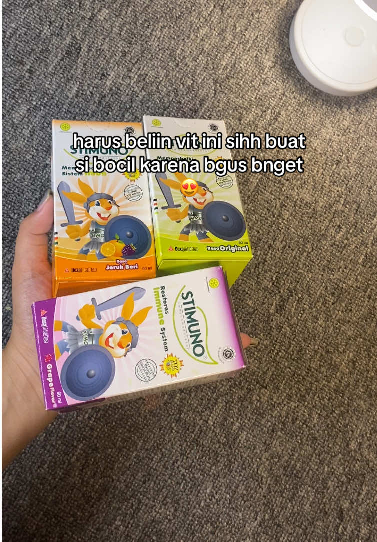 apalagi ini tuh bagus banget buat memperbaiki sistem imun buat si bocil 😍 #vitanak #stimuno #stimunopenjagaimun #stimunoanak #fyppppppppppppppppppppppp 