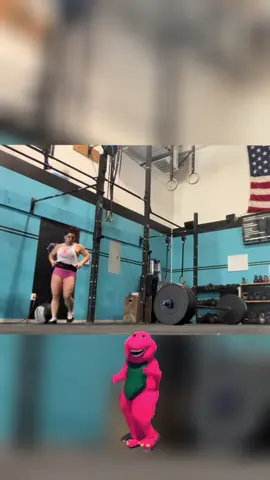 But for real. WHO remixed this!? 💥👏🏼 I love it so much! Take me back! 😂😂 #barneyandfriends #foryoupage #findyourhappy #strengthandconditioning #crossfitter 