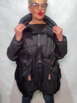 Damen Steppjacke mit Kapuze in großen Größen