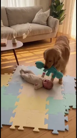 Dogs can protect children😘❤️ #dog#dogsoftiktok #dogs #protect #herodog