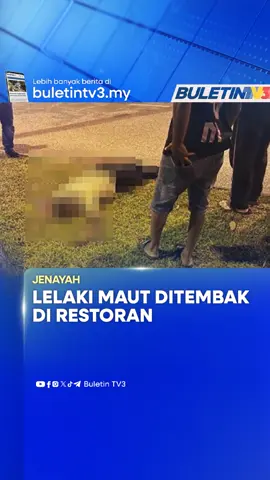 Seorang lelaki maut dipercayai ditembak di sebuah restoran dekat Nusari Biz Sendayan, Negeri Sembilan malam tadi. #BuletinTV3 #NegeriSembilan #MautDitembank #Restoran