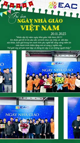 Cảm ơn tất cả các bạn học viên đã - đang theo học tại EAC. Cảm ơn các bạn đã dành tặng tới các thầy, cô tại EAC những lời chúc, những món quà thật ý nghĩa 🥰🥰 #eac #20thang11 #hocnghe #suachuaoto #suachuaxemay 