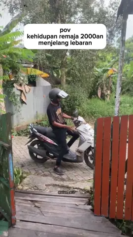 dulu sebelum lebaran tempat