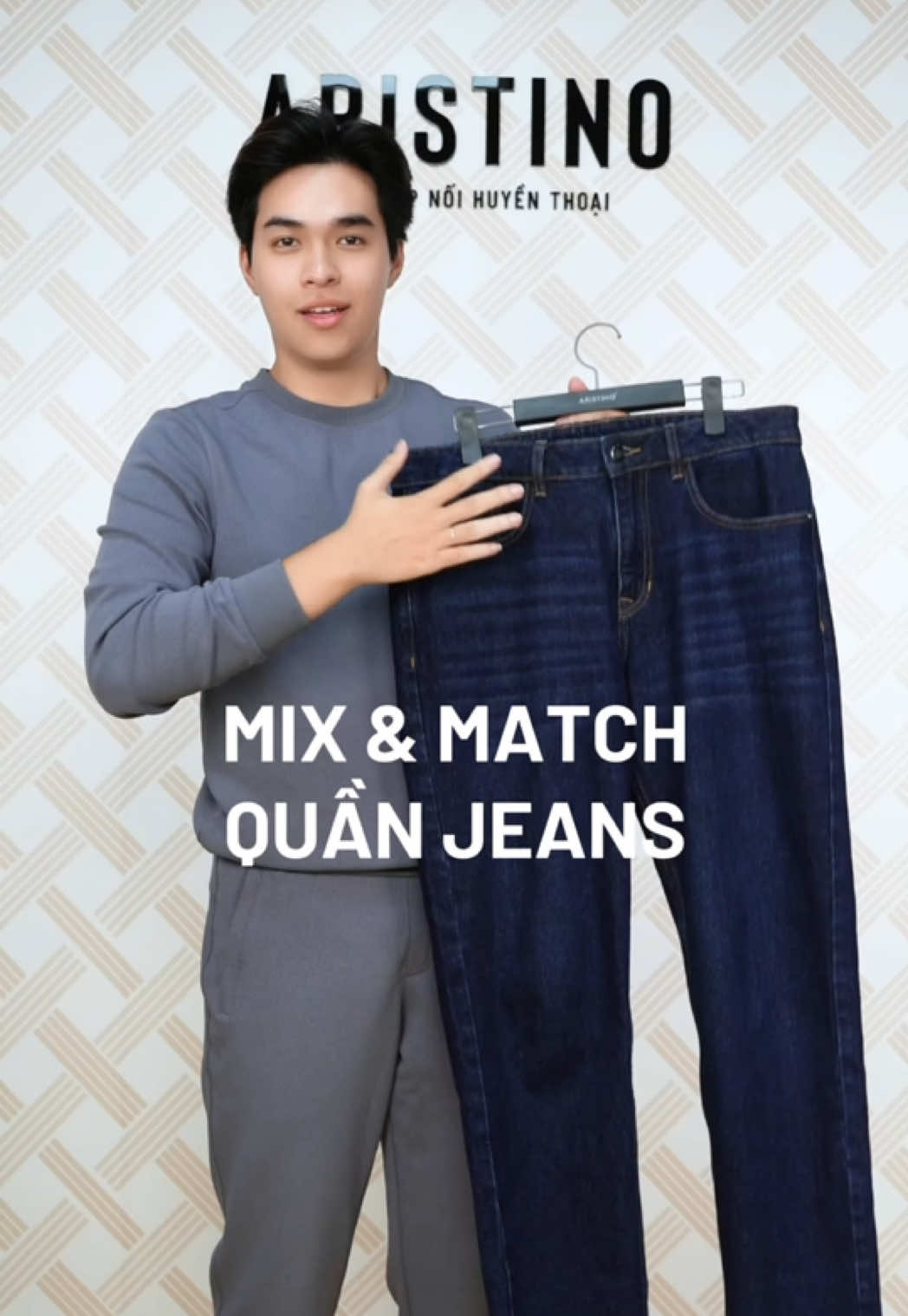 Thử thách mix đồ cho chiếc quần jeans Aristino #aristino #jeans #mixandmatch #polo #sơmi 