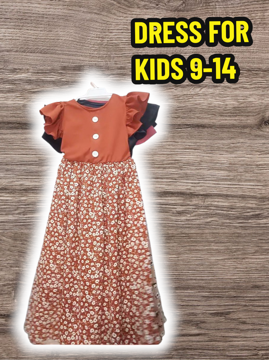 #kidswear #dressforkids  #dressfor9to14years #kidsdress  #floraldress 