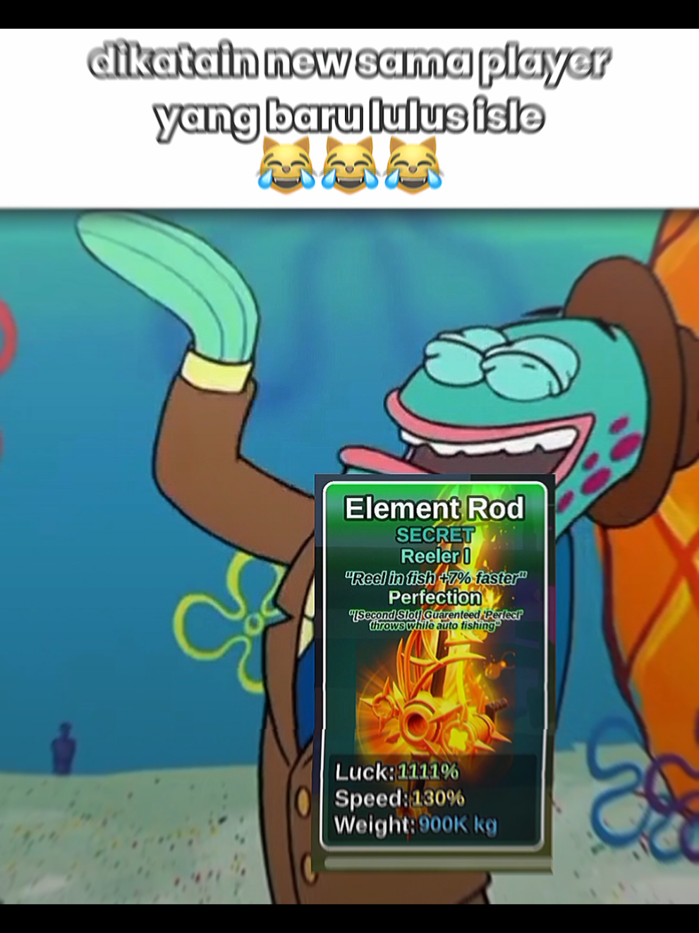 #CapCut Benda itu hijau ? 🤭 #fishit #talonkikir #roblox #elementrod 