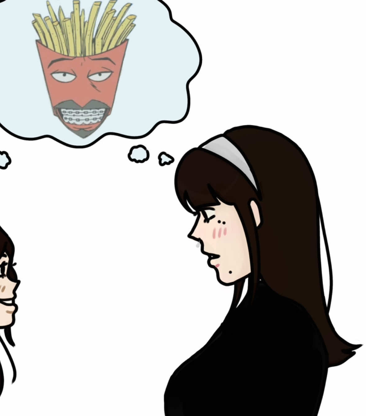 i been so busy with work but this idea popped in my head. i recently started binging athf at the gym and the memory of being obsessed with frylock as a kid just popped in my head #aquateenhungerforce #athf #art #hi #fart 