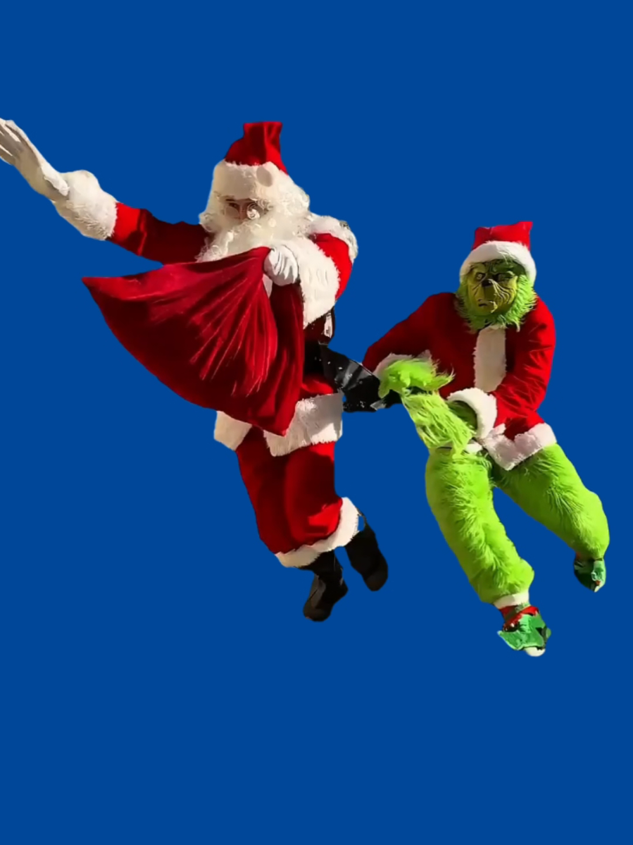 Green screen meme template of the Grinch chasing Santa Claus — perfect for chaotic Christmas edits, holiday humor, or any moment where someone tries to “catch” the person with all the gifts. Import into CapCut, remove the green background, and pair it with dramatic music, trending audio, or your own footage for maximum comedic effect. Great for creators making festive reaction videos, storytelling edits, or memes about Christmas stress, shopping, or gift-stealing energy. Use this CapCut green screen template to add hilarious holiday chaos to your next viral post. #CapCutGreenScreen #GrinchMeme #ChristmasMeme  #SantaClaus  #CapCutOverlay