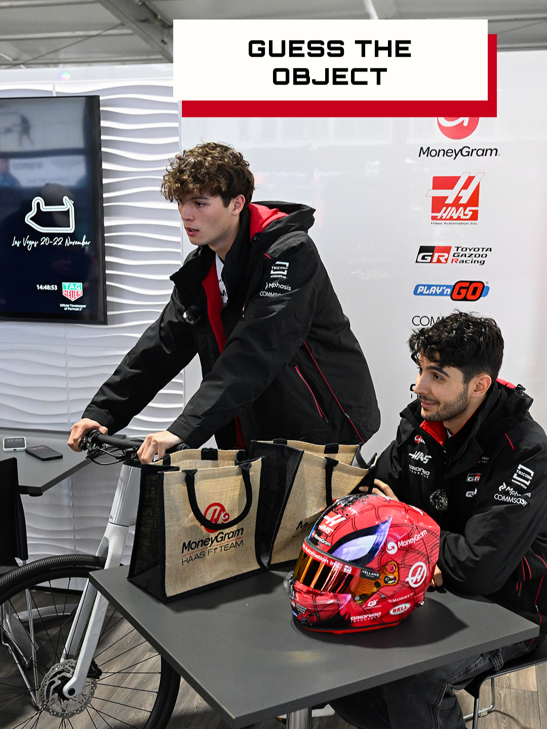 Ollie did well at hiding that one... 👀 #HaasF1 #F1 #f1tiktok