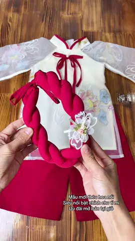 Áo dài mặc lễ Tết chụp ảnh đẹp xinh cho bé #xuhuong #aodai#aodaitet #aodaibegai  @MonMiu1620 