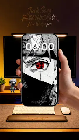 Live Wallpaper | NARUTO - Kakashi, Mangekyō Sharingan Kamui #livewallpaper #livewallpaper4k #NARUTO #Kakashi #Kamui 