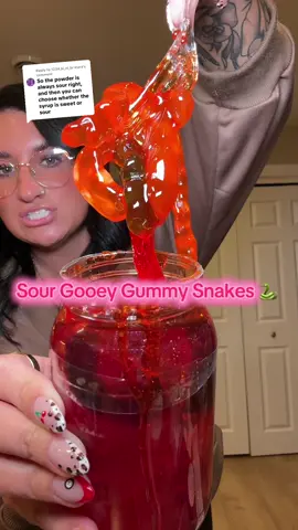 Replying to @1234_ki_ni_br kiara poppin crunch gooey gummy snakes 🐍 #fyp #candy #candytok #tiktokshopaffiliate #sour 